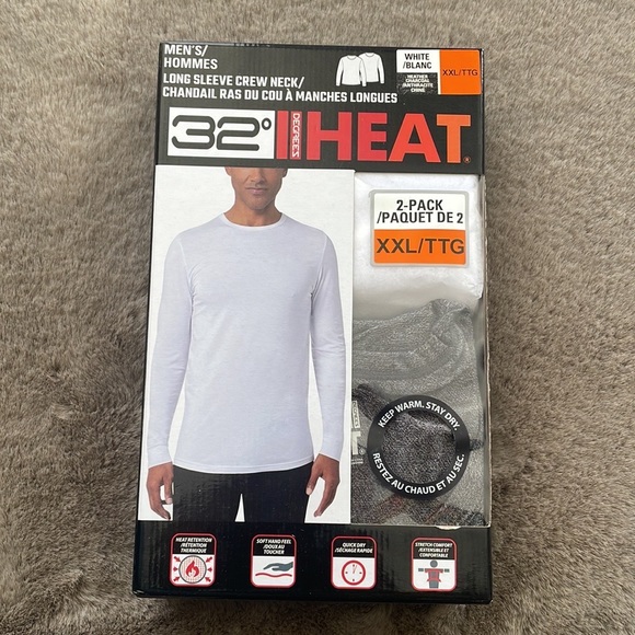 32 degrees Heat - 2 Pack Long Sleeve Crew Neck - Picture 4 of 4